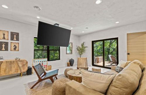 Aframe River Retreat, Sauna, Hot Tub, Workspace, New Build! - Foto 17