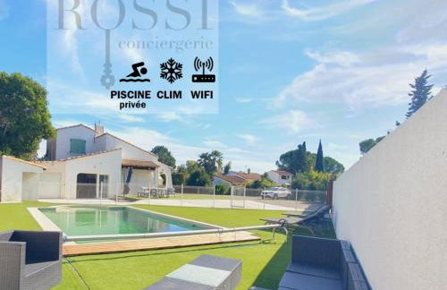 Les Oliviers Family Villa Piscine privée Clim Wifi - ROSSIconciergerie - Linge inclus - Foto 1