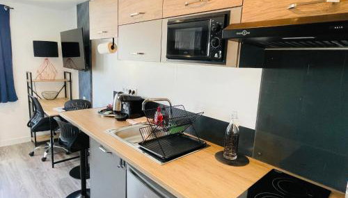 Studio 5 charmant tout équipé à la gare de Lorient - Foto 4, stove
