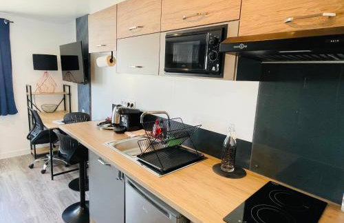 Studio 5 charmant tout équipé à la gare de Lorient - Foto 4