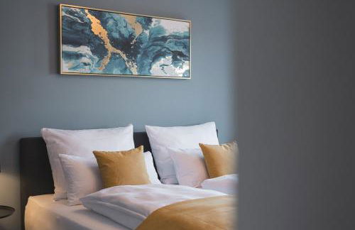 DELUXE APARTMENT 2 Schlafzimmer - Aufzug - kostenlos Parken - Balkon - Messe Flughafen - Foto 6