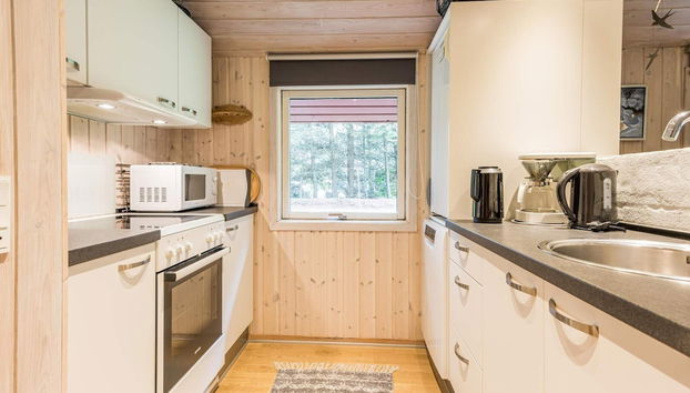 6 Person Holiday Home in Norre Nebel - Foto 5, Cocina privada