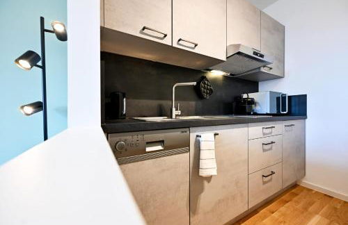 Rosengarten Apartments Fürth, Moderne Serviced Apartments in Citylage, ganze Ferienwohnung 50 m2, nahe Nürnberg, Metro, Sauna, Frühstück & Parkplatz - Foto 40