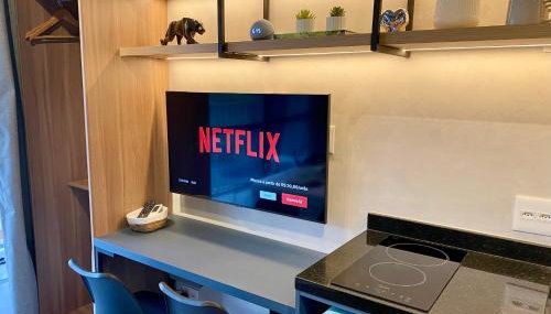 Studio 509 - Lindo studio ao lado do metro e shopping com Alexa - Foto 4