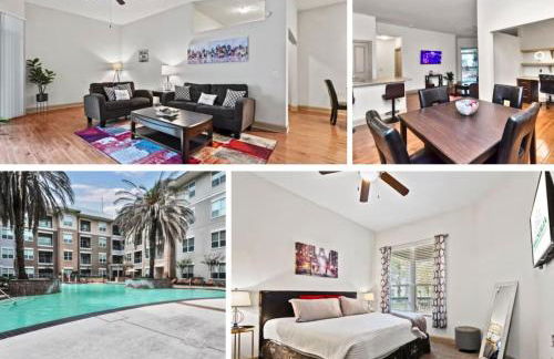 Stylish Open Concept Apt with King Bed, walking distance from NRG Texans Stadium, 1 mile to Med Center, Free Parking - Foto 2