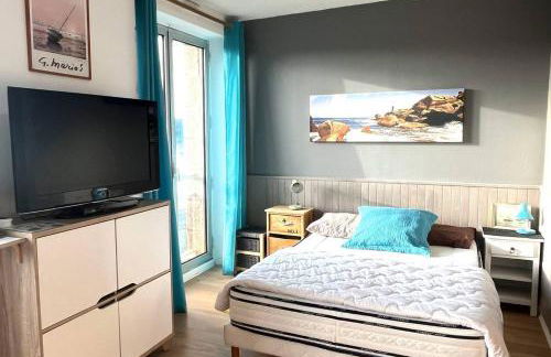 Studio 2 personnes VUE SUR MER au Port de Ploumanac'h PERROS-GUIREC - Réf 877 - Foto 9