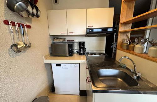 Résidence Serre D'aigle - Studio avec coin montagne · Au pied des pistes · Casier à skis privé MAE-0594 - Foto 3