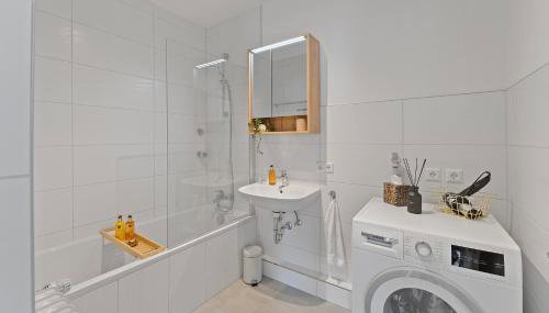 Roomfall Apartment am Kurpark mit TG & Wifi & Balkon - Foto 5