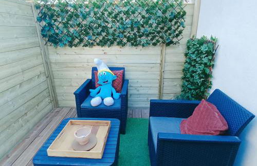 Gîte du stade Le Studio cour parking et piscine partagee - Foto 2