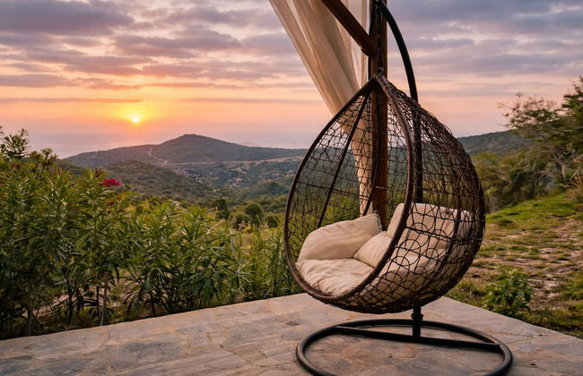 Villa Kotseli: Traditional Stone House with Pool & Sunset Sea Views - Foto 25