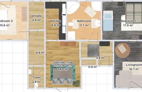 Heimbi-Home No 1 I 4-6 Personen I Nähe EuropaPark I Parkplatz und E Ladestation - Foto 35