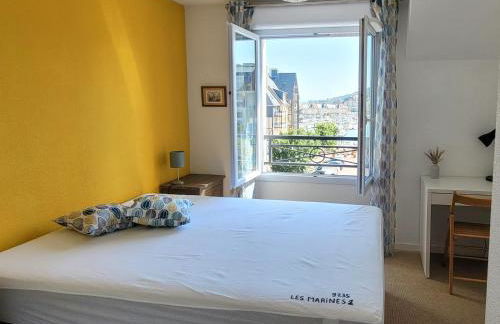 Duplex 2 pièces Port Cabourg - 2 à 4 personnes - Terrasse - Vue Port - Proche Plage - Foto 7