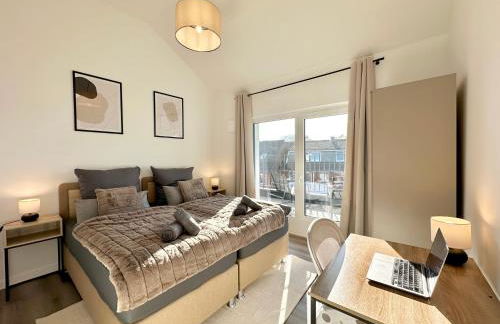 LIVA Stays - Henstedt Ulzburg - Nähe Hamburg & Flughafen - Nähe Bahnhof - Terrasse - Smart-TV - Foto 2