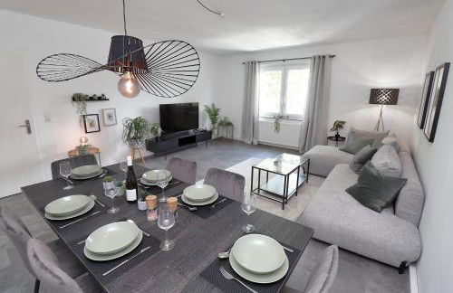 Design am Rhein I Traumlage Rheinufer I 3BR I Küche I öffentl Parkplätze I helloYOU apartments x BRIGHT Collection - Foto 35