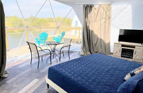 Best Texas Glamping in this Stunning Dome Rental in Rogers, Bell County - Foto 9