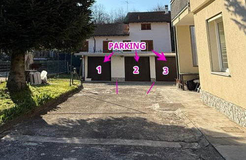 Family 3-Bedroom Apartment near MXP & Lake Maggiore - Parking - Foto 43