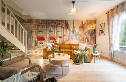 Phantasia by Kleidos, 10 min de Disney! Jolie Maison Familiale 6P, 2 chambres, Terrasse, Parking - Foto 31