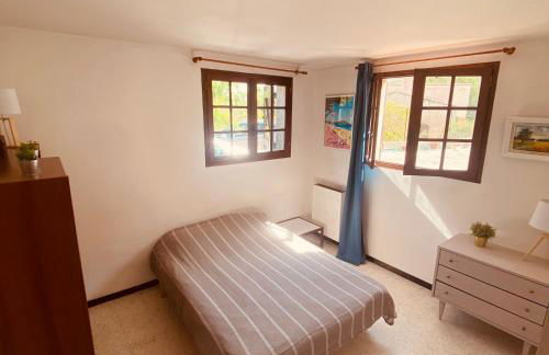 Villa La Louette, 100m centre-village, piscine h-sol, proche mer - Foto 5