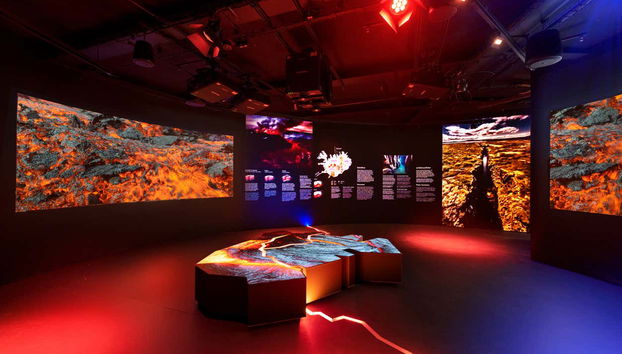 Una sala dedicata alla vulcanologia