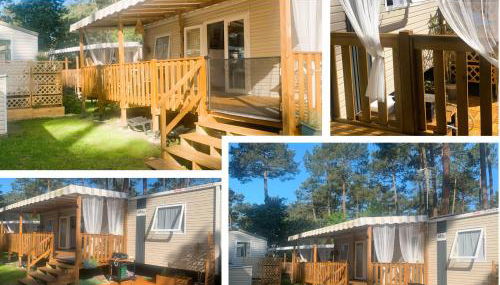 Mobil Home cosy à Contis Proche plage et nature - Foto 3, Garden view