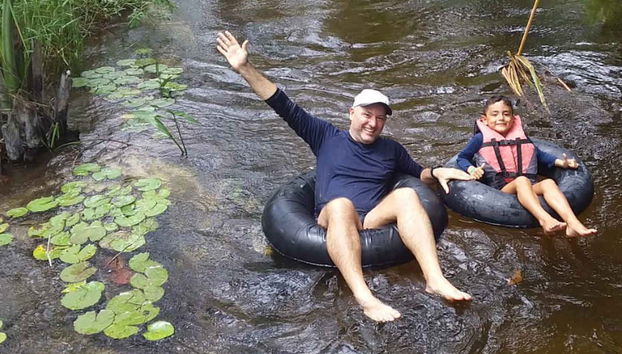 Tubing on the river Formiga