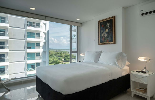 w Comfy 2BR w Ocean View and Pool in CTG - Foto 4