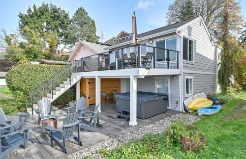 Coastal PNW Home on Swimmable Beach with Hot Tub! - Foto 26