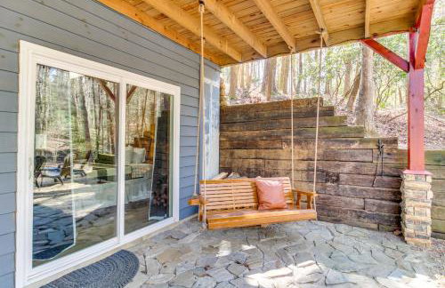 Secluded Cherry Log Cabin with Hot Tub and Swings! - Photo 32