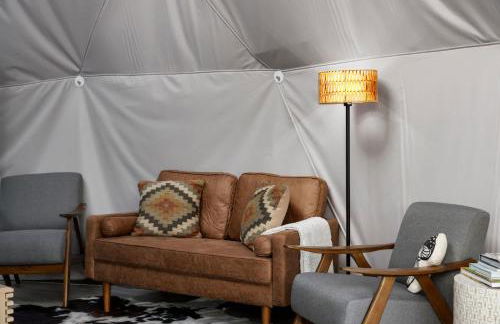 Glamping Dome w Hot Tub Fire Pit & River Access - Foto 6