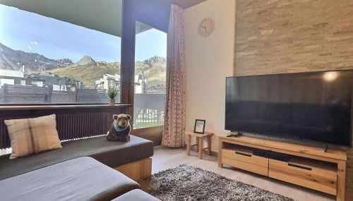 Appartement Tignes 2100 - 4-6 personnes - 1 chambre - 4 lits - Wifi haut débit - Parking couvert inclus - Foto 2