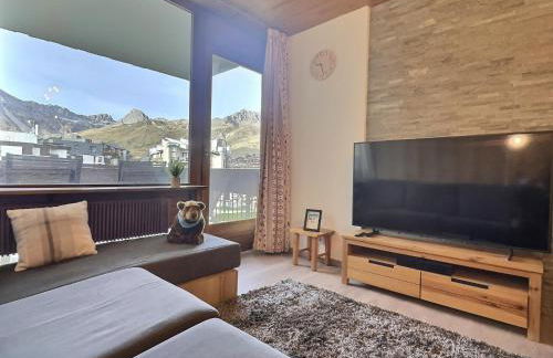 Appartement Tignes 2100 - 4-6 personnes - 1 chambre - 4 lits - Wifi haut débit - Parking couvert inclus - Foto 2