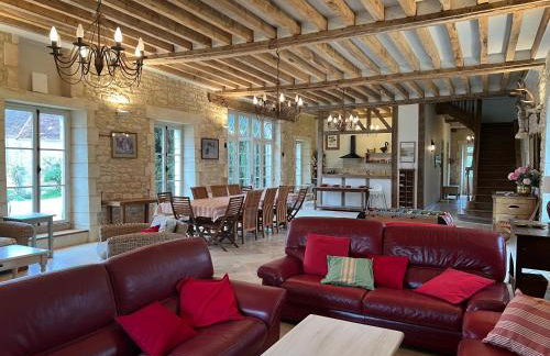 LA CHARMILLE Jolie maison de campagne 15 personnes piscine calme - Foto 13