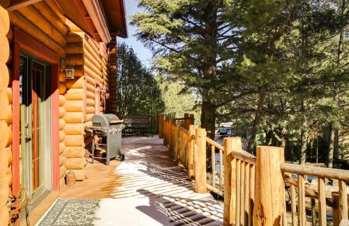 Lacys Log Cabin Alto Home with Mountain Views! - Foto 21