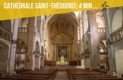 Ulysse, Appartement Spacieux au Centre Historique d'Uzès en rez-de-chaussée avec extérieur, proche parking des Marroniers - Foto 26