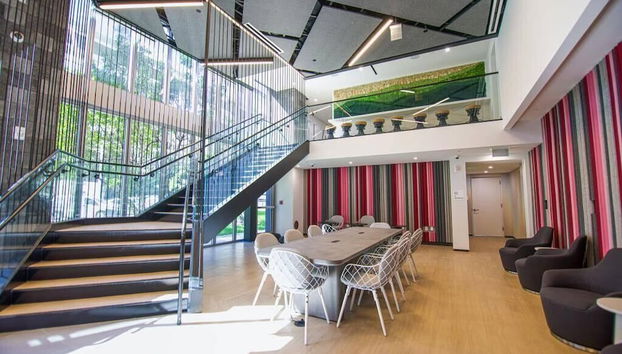 Zona de estar del vestíbulo