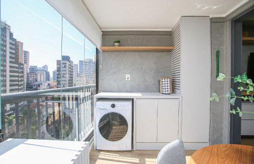 Estúdio Piscina Rooftop, WiFi 1GB, Metrô 600m - Foto 36