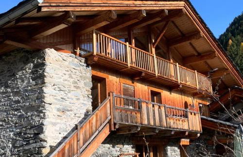 Half duplex chalet, facing south with Mont Pourri - Foto 8