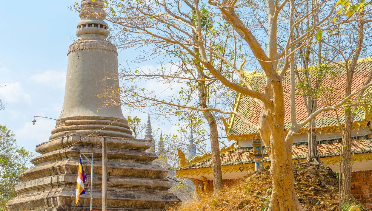 Wat Vipassana Dkurak & Udong Private Day Trip