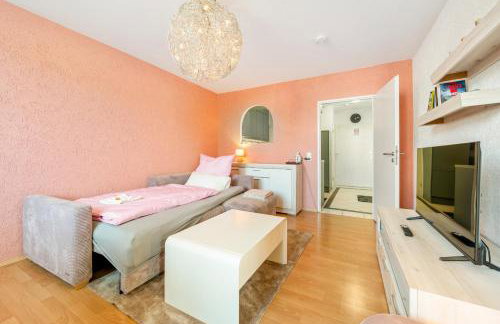 Stilvolles City-Apartment mit Balkon & Parkplatz, Nähe Frankfurt - Foto 12