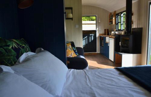 Large Luxury Shepherds Hut with Hot Tub nr Bath - Foto 8