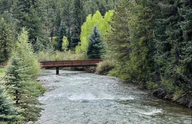 Right on the River! Mtn Cabin w Deck & Fireplace - Foto 53