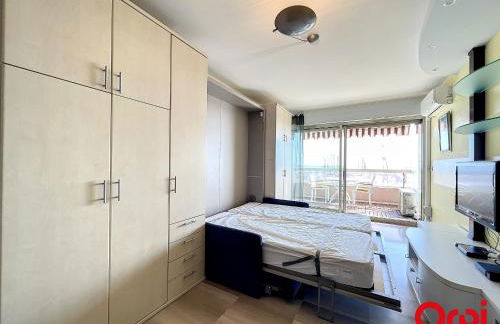 Studio spacieux, climatisé avec vue mer, piscine, WIFI et parking privé à Menton - FR-1-647-29 - Photo 10