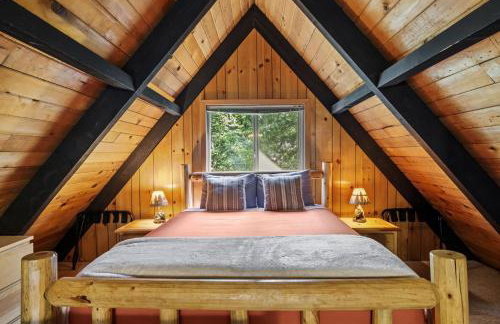 Retro A-Frame Cabin - Hot tub Firepit & Fireplace - Foto 13