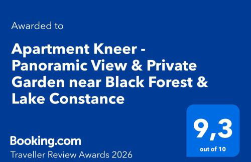 Apartment Kneer - Panoramic View & Private Garden near Black Forest & Lake Constance - Foto 3