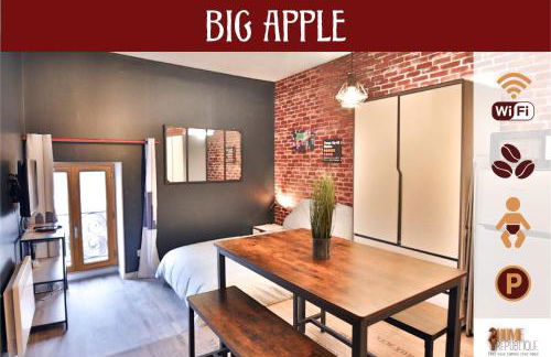 Big Apple - Studio paisible - parking gratuit - 2 personnes - Village Vaux 3 minutes Auxerre - Foto 1