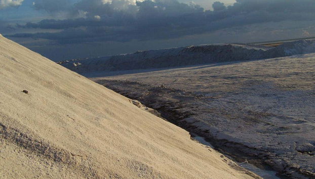 Paisajes de las Salinas del Bebedero