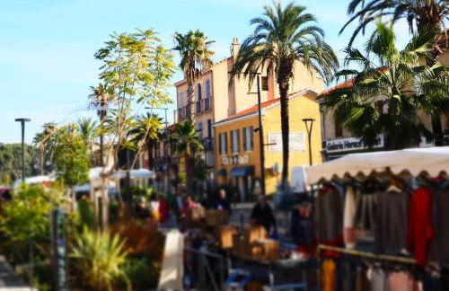 La Londe La Mer : appartement proche plages & vue superbe sur les îles d'or - Foto 46