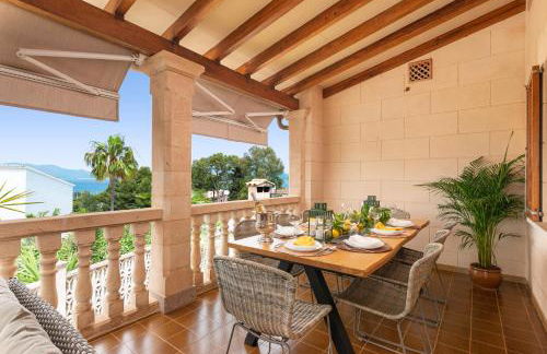 Villa Teix de Bonaire para 10, jardines y vista mar - Foto 2