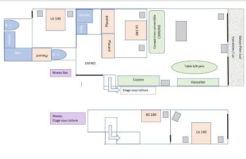 Chalet A, Village des Lapons Les Saisies, 3 chambres et 1 espace nuit mezzanine - Foto 39