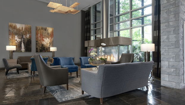 Zona de estar del vestíbulo